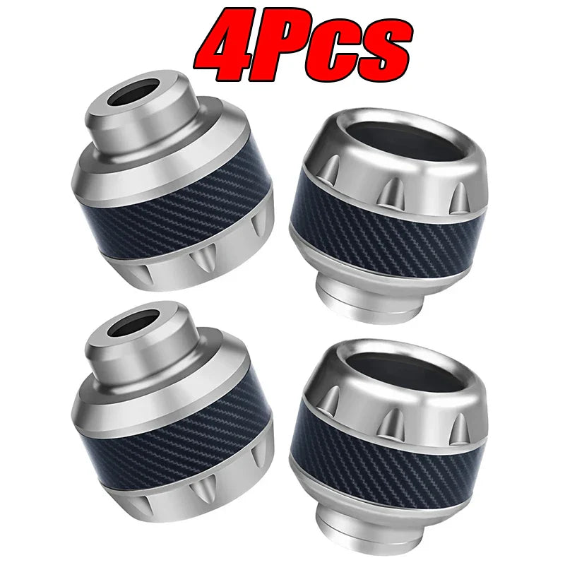 4PCS Motorcycle Crash Protectors Front Fork Slider Cups