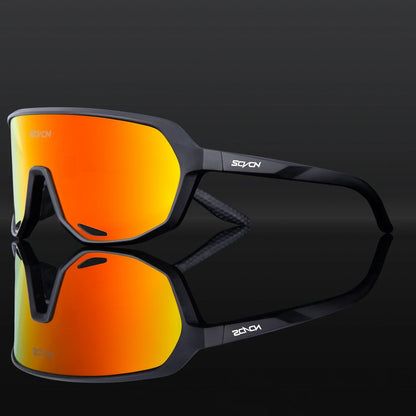 Scvcn-New Sunglasses Photochromic Cycling Glasses for Men Bicycle Mountain Bike Cycling Goggles UV400 MTB Polarized Road Women