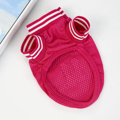 Mesh Breathable Pet Dog Clothes Puppy Vests Casual T-Shirt