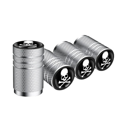 4PCS Skull Valve Stem Caps