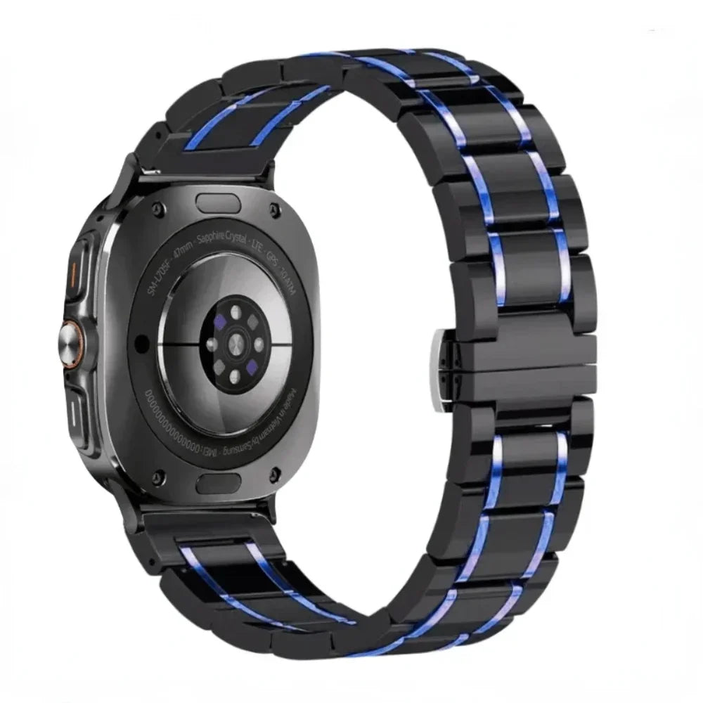 Samsung Galaxy Watch8, 9 & Ultra Ceramic Link Bracelet Band