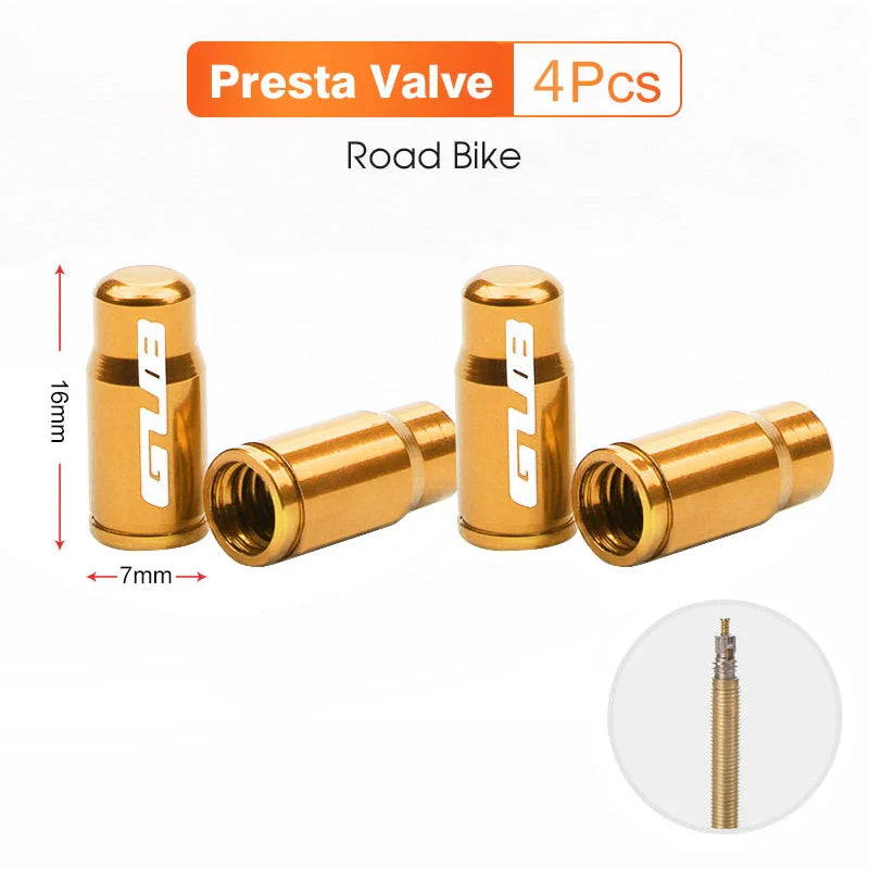 Aluminum Valve Stem Caps (Bike/Motorcycle/Car)