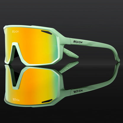 SCVCN Sports Photochromic Sunglasses Men Outdoor Bicycle Cycling Glasses Women Driving Bike Eyewear UV400 Climbing Goggles