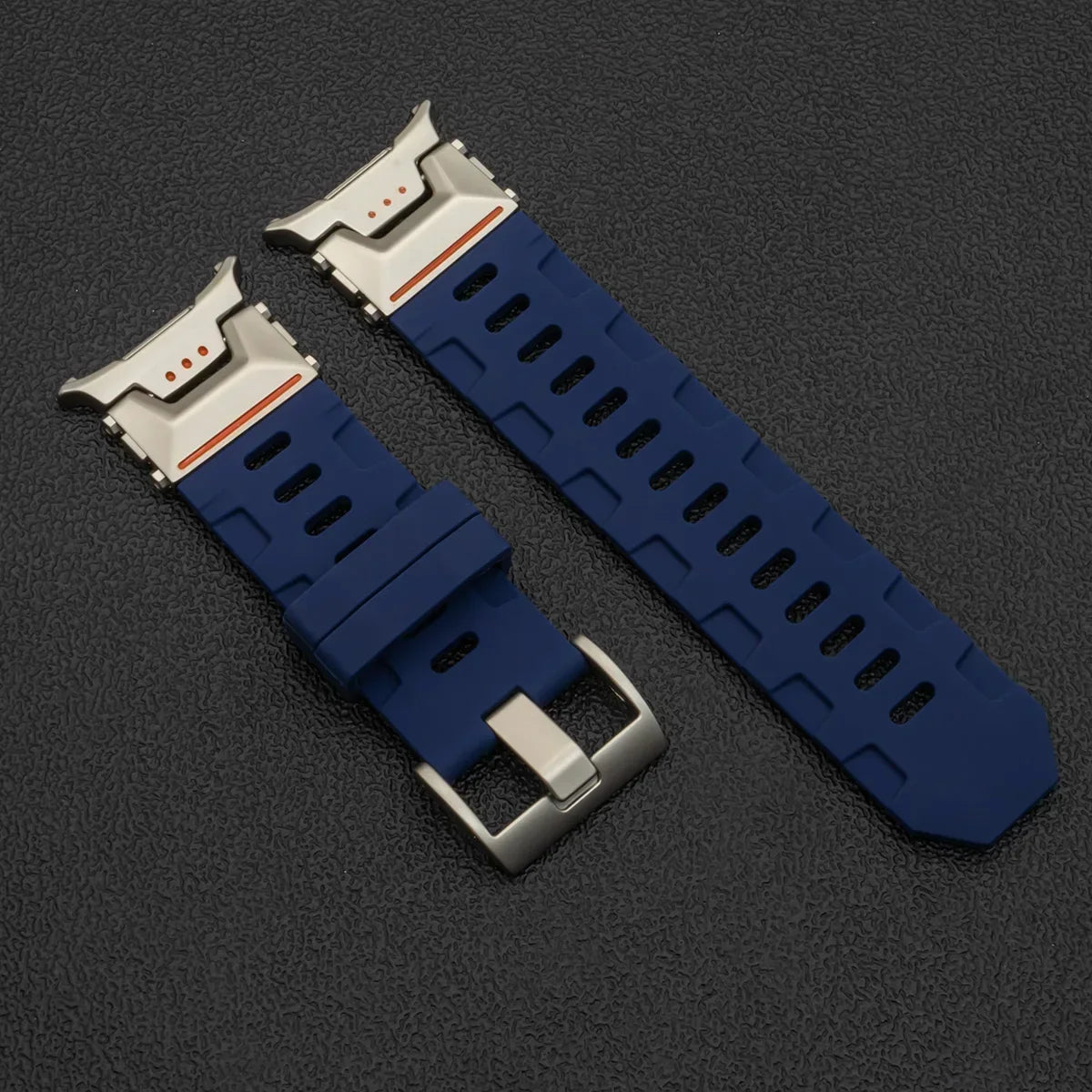 Samsung Galaxy Watch Ultra & Ultra 2 Rugged Silicone Band, No Gaps