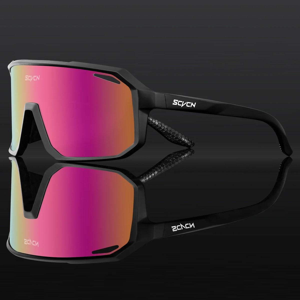 SCVCN Cycling Glasses UV400 Photochromic Sunglasses Men Sun Mountain Bike Road Bicycle Eyewear Sports Running MTB Cycle Gogg