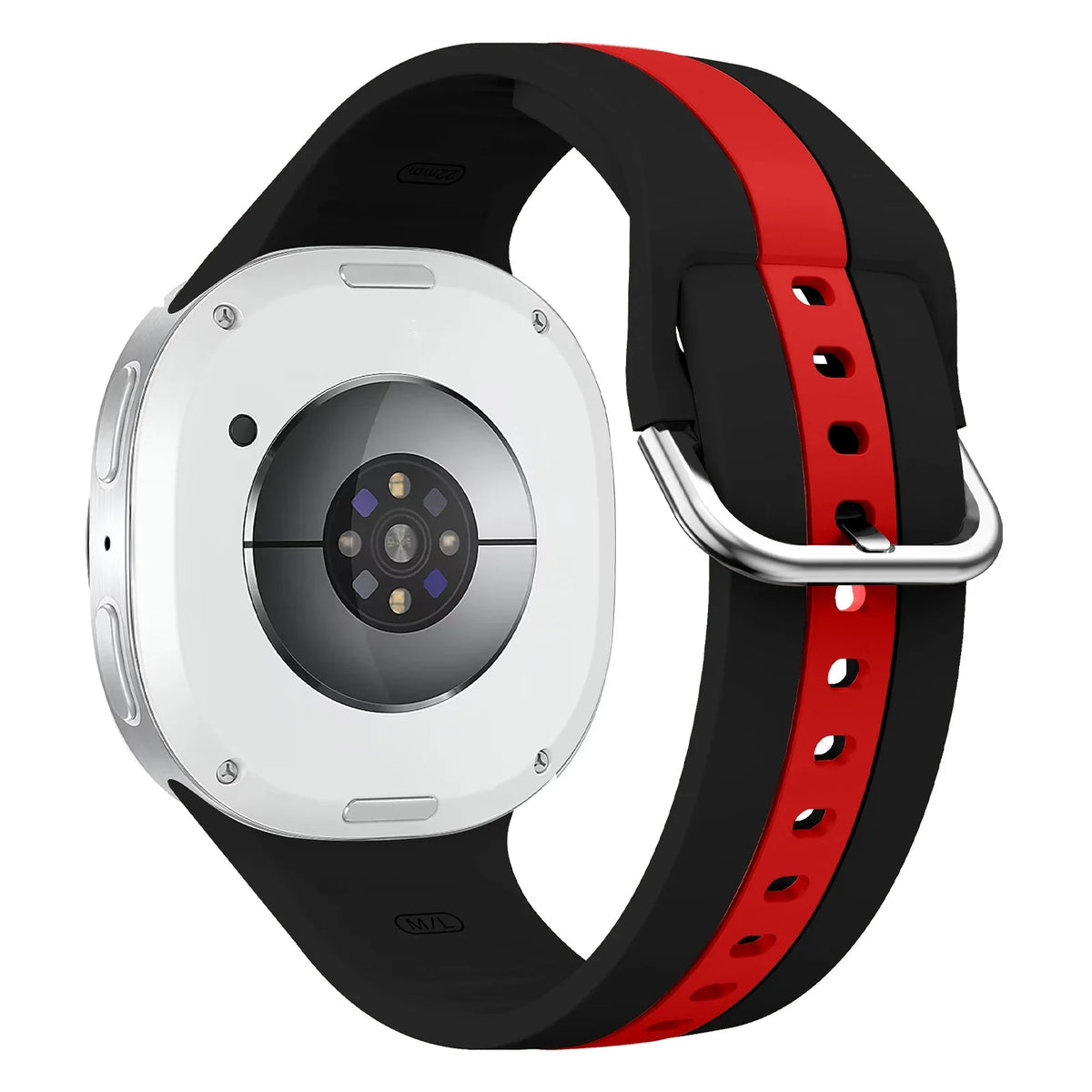 Samsung Galaxy Watch8, 8 Classic & 9 Two-Tone Stripe Silicone Band