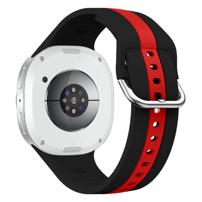Samsung Galaxy Watch8, 8 Classic & 9 Two-Tone Stripe Silicone Band