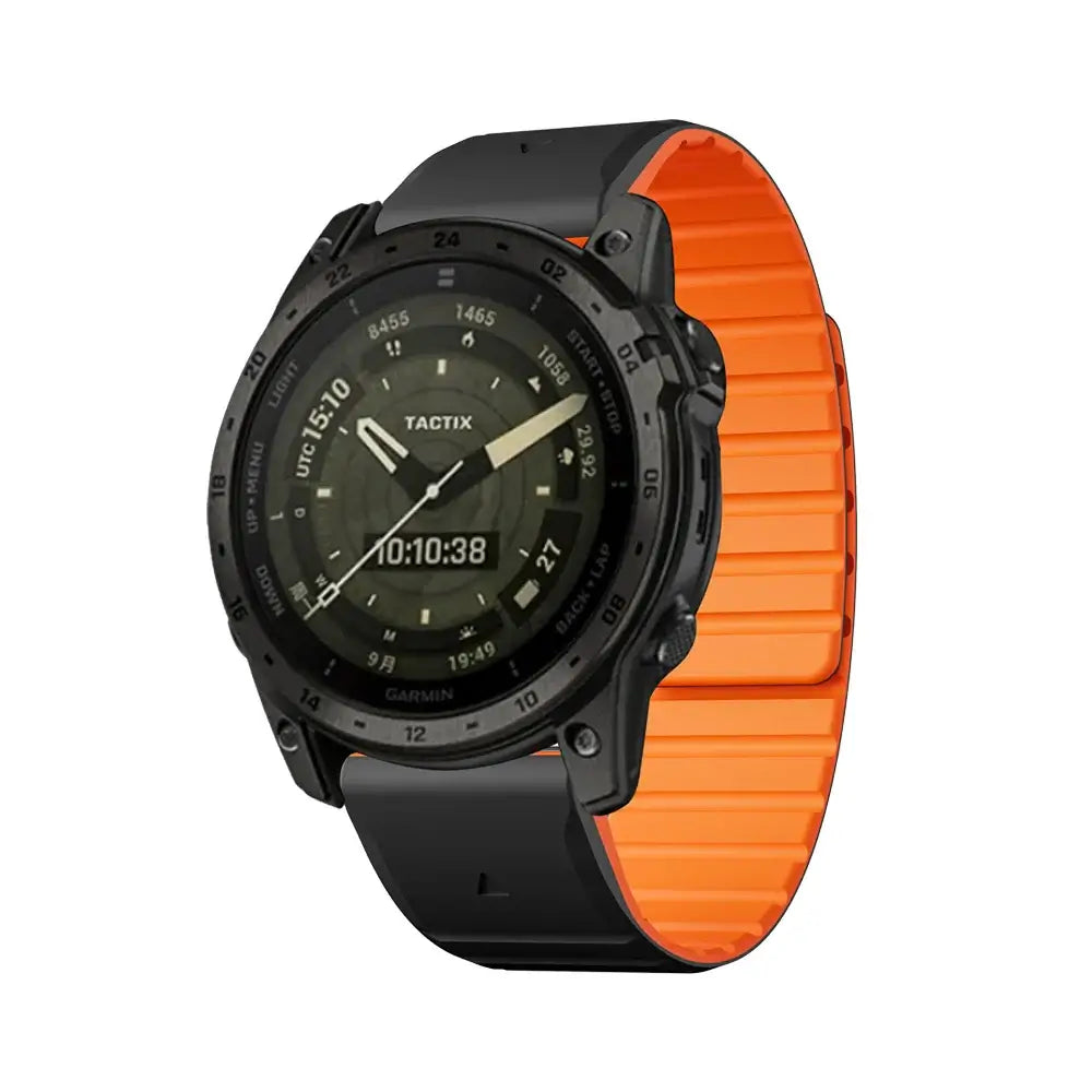 Garmin QuickFit 22/26mm Two-Tone Silicone Magnetic Wrap Band