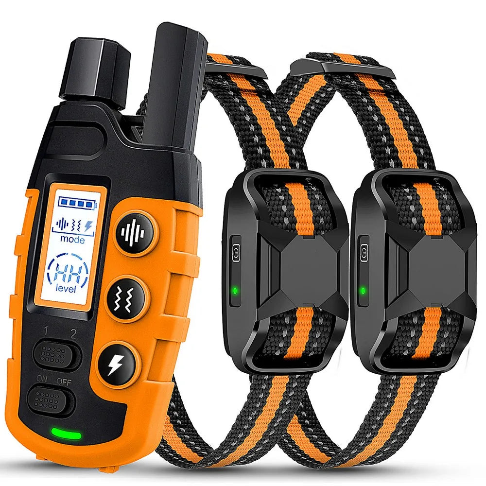 3300Ft Dog Training Collar with Remote Rechargeable Waterproof E Collar with Beep Vibration Shock High Quality Pet Training