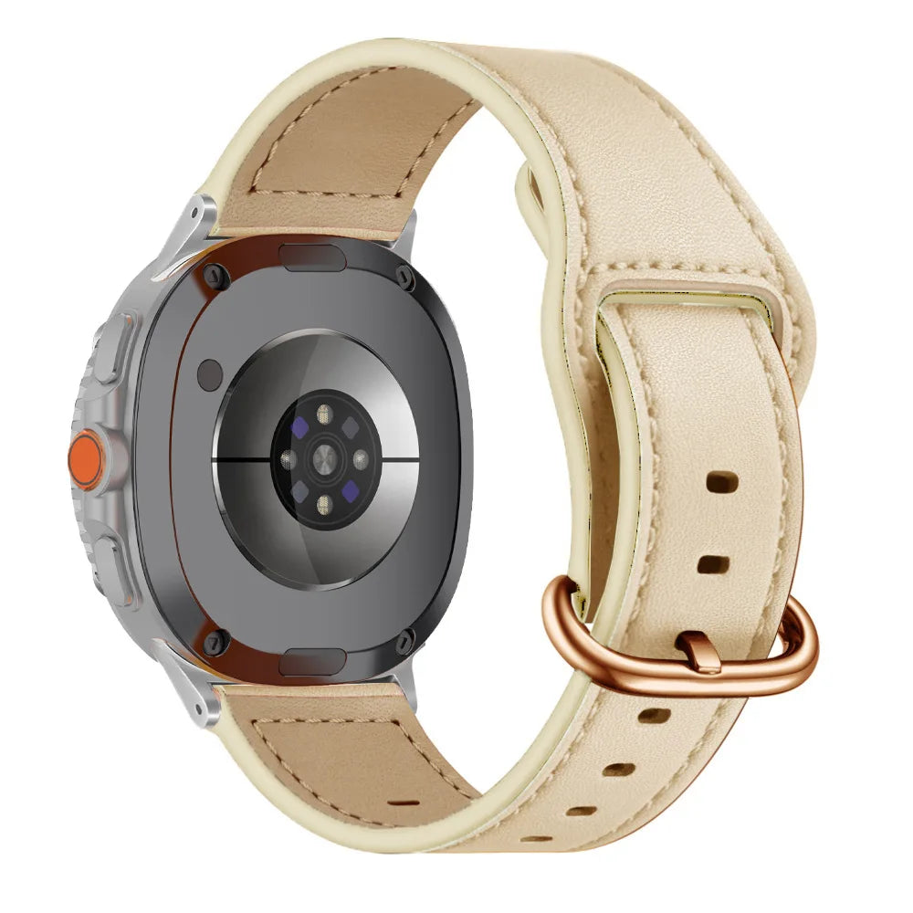 Samsung Galaxy Watch8, 8 Classic & 9 Genuine Leather Band