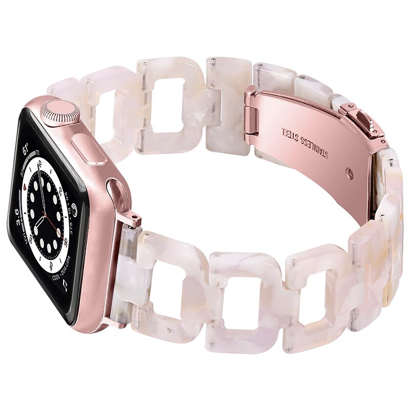 Resin Strap For Apple Watch Band/Strap Series 11/10/9/8/7/6/5/4/ SE / Ultra 1/2/3