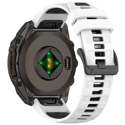 Garmin QuickFit 22/26mm Two-Tone Silicone Buckle Band