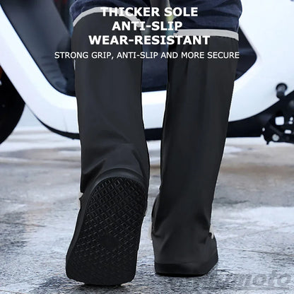 Motorcycle Shoe Cover Non-Slip Waterproof For Rainy Day