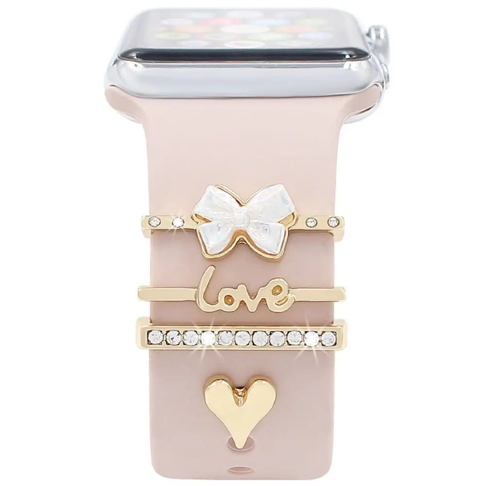 Decorative Metal Charms For Apple Watch Bands