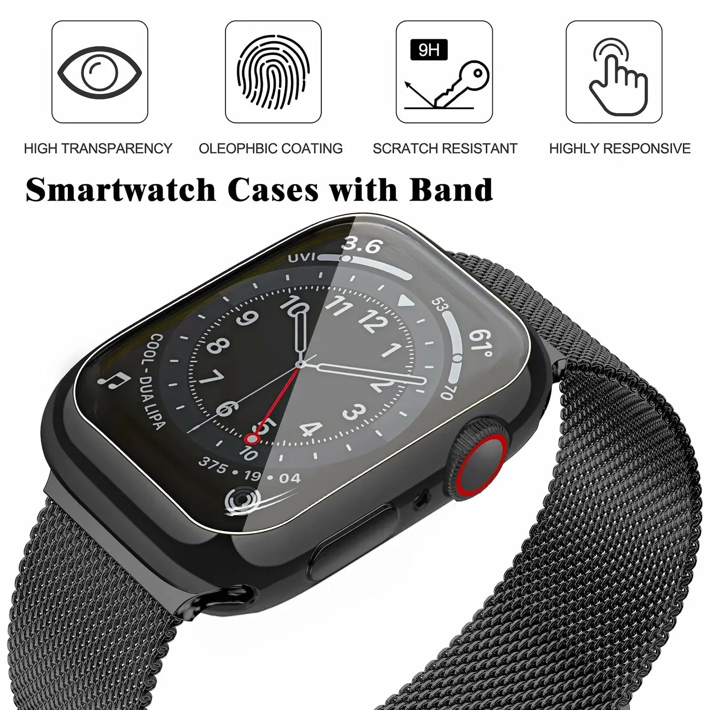 Apple Watch Milanese Loop Band - Premium Stainless Steel, Sleek