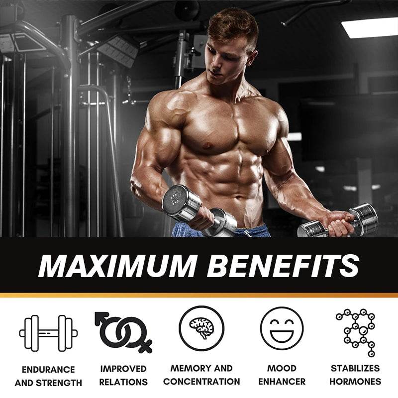 BEWORTHS 50G Maca Root Coffee Energy Supplement,Supports Athletic Performance and Motivation,Builds Muscle and Strengthens