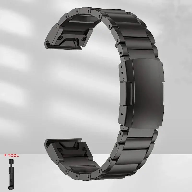 Garmin QuickFit 22/26mm Metal Link Band in Several Link Styles