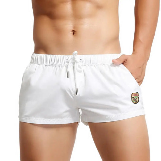 SEOBEAN Men's Summer Beach Shorts Swimwear Trunks Board Short Pants Male Gym Shorts Swim Surf Fitness Quick Dry Shorts