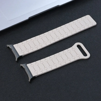 Samsung Galaxy Watch8, 9 & Ultra Two-Tone Magnetic Silicone Band