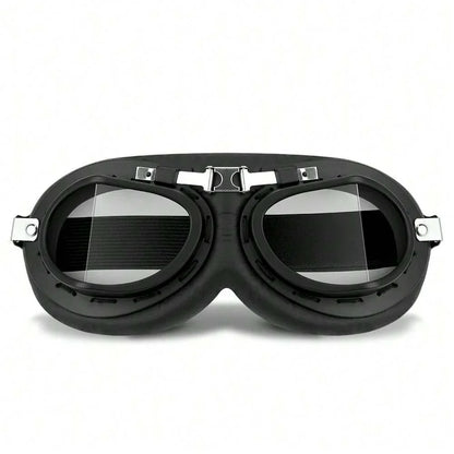 Motorcycle Leather Retro Goggles