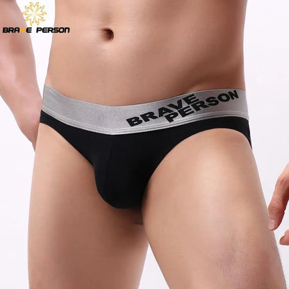 BRAVE PERSON Men's Underwear Nylon Mesh Briefs