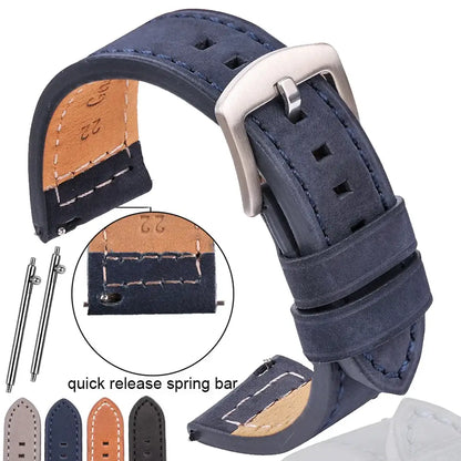 Huawei Watch & Watch GT Leather Band with Square Holes