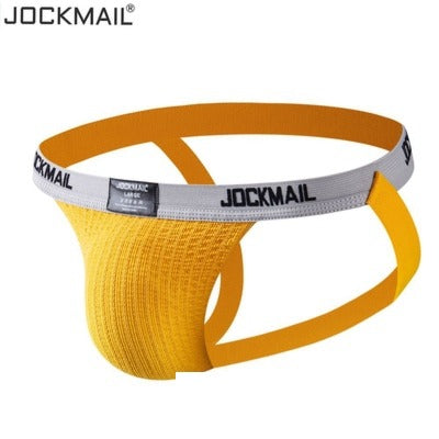 Jockmail Men’s Mesh Breathable Jockstrap Underwear – Sheer Mesh Style
