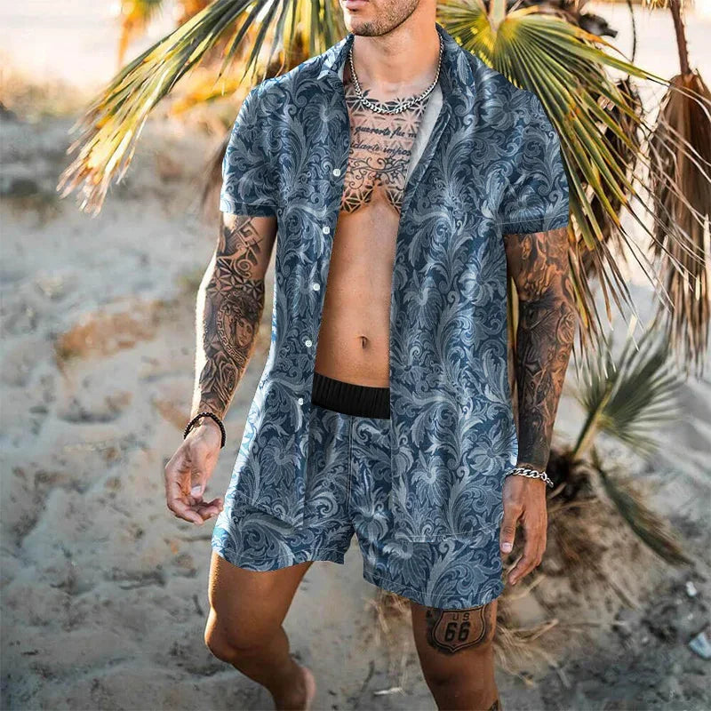 Comfortable vacay men beach short set