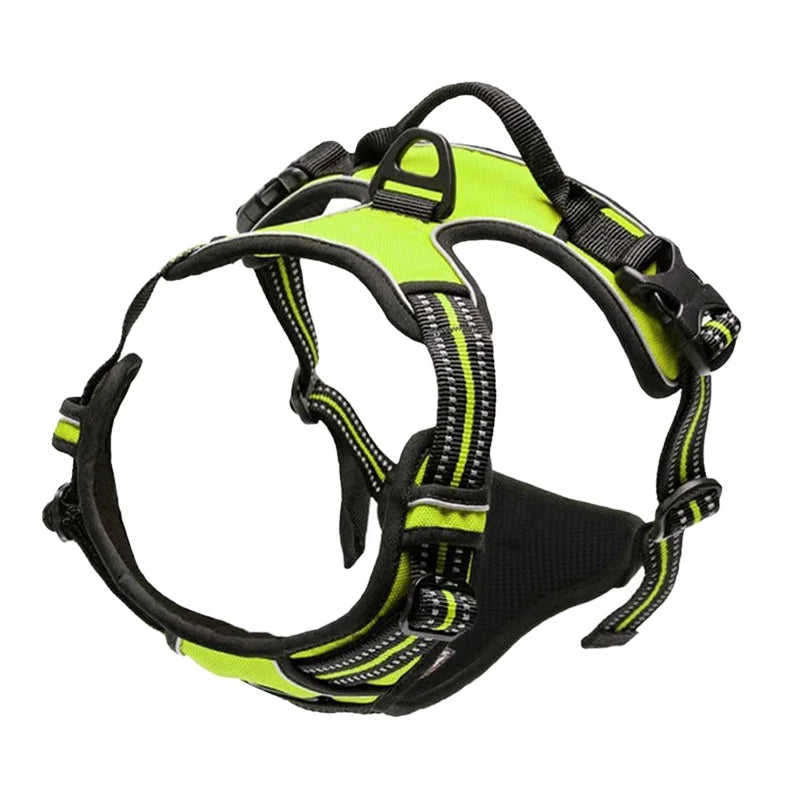 Reflective Fit: Adjustable Dog Harness for All Sizes