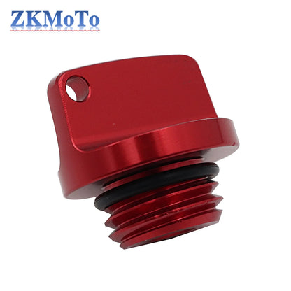 Motorcycle Crankcase Cap CNC Engine Oil Filler Screw Cover