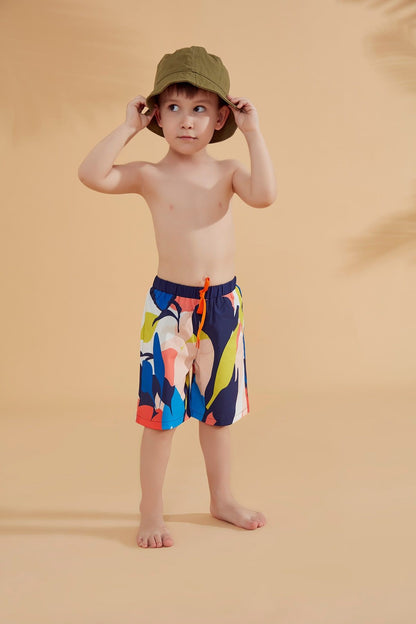 Woven Navy Boys Shorts B2360
