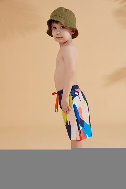 Woven Navy Boys Shorts B2360
