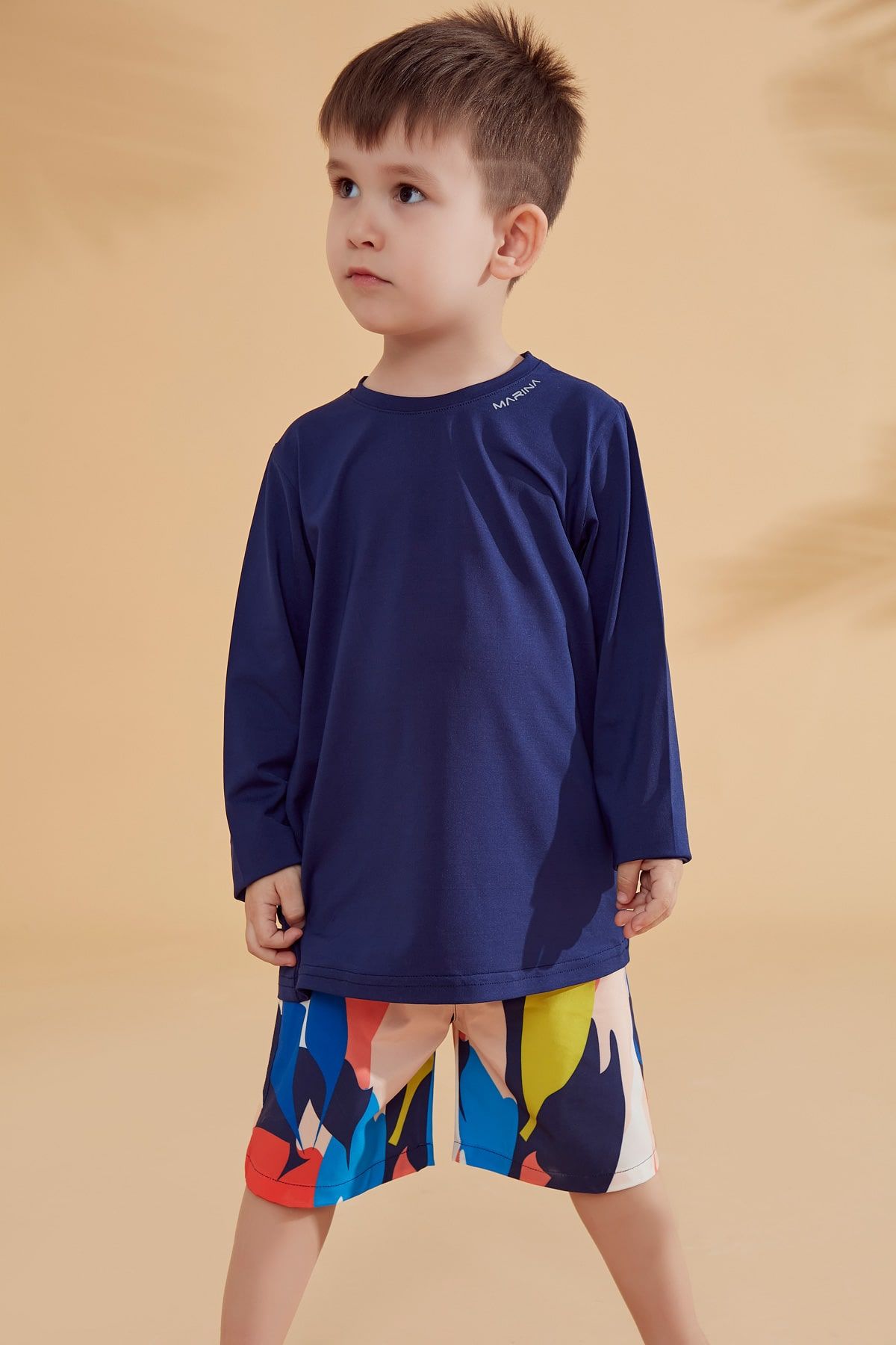 Woven Navy Boys Shorts B2360