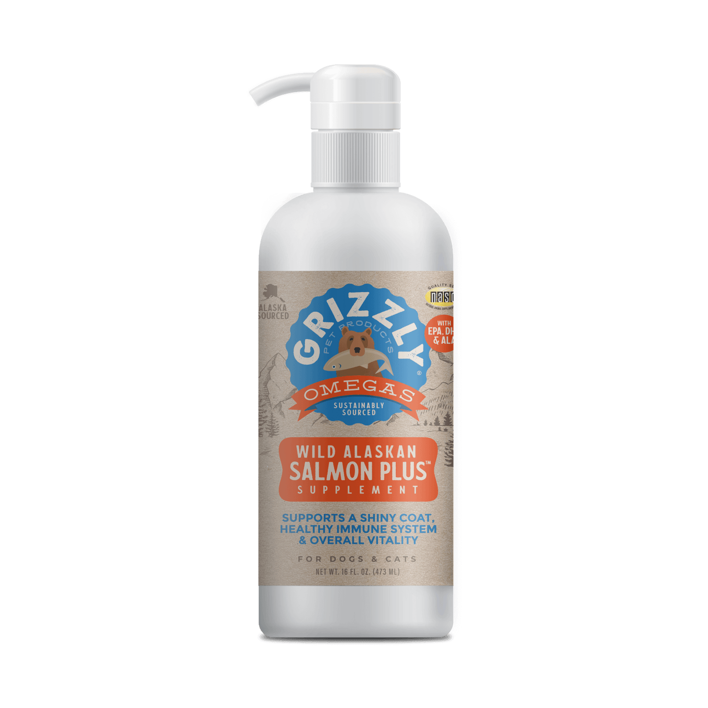 Grizzly Salmon Oil Plus (8oz)