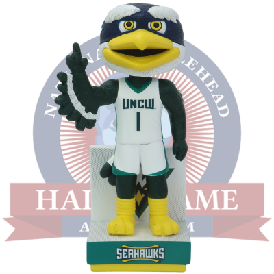 Sammy C. Hawk UNC Wilmington Seahawks Mascot Bobblehead (Presale)