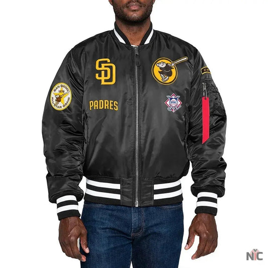 San Diego Padres Bomber MA-1 Jacket