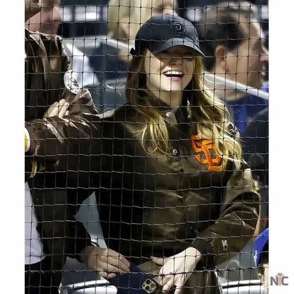 San Diego Padres Emma Stone Bomber Jacket