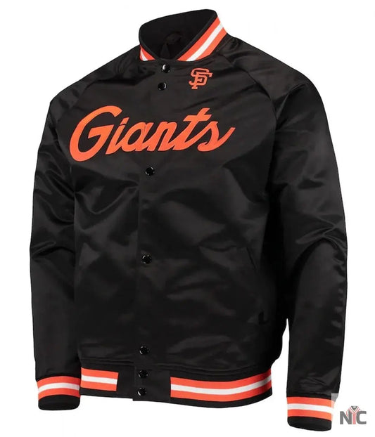 San Francisco Giants Full-Snap Satin Jacket