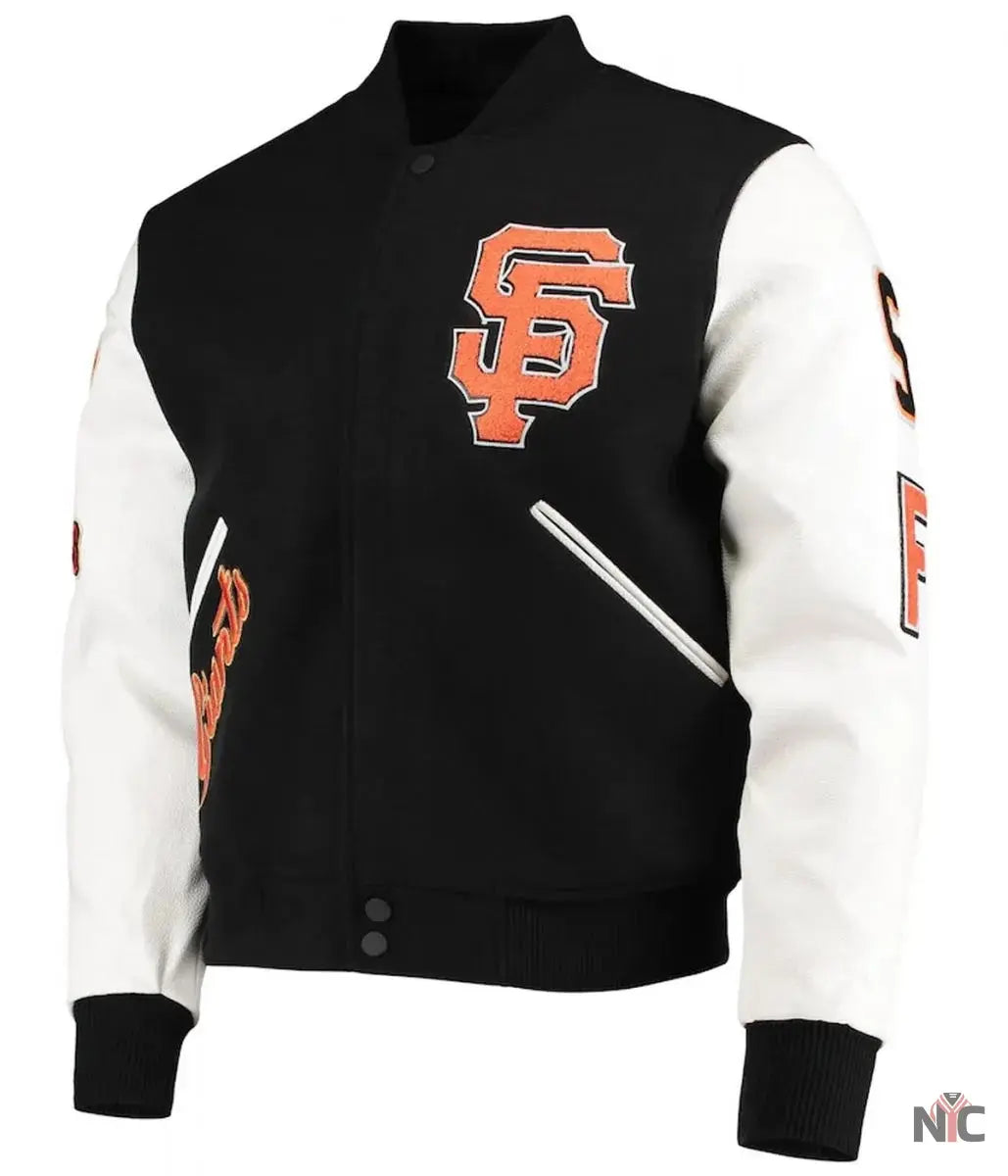 San Francisco Giants Letterman Full-Zip Jacket
