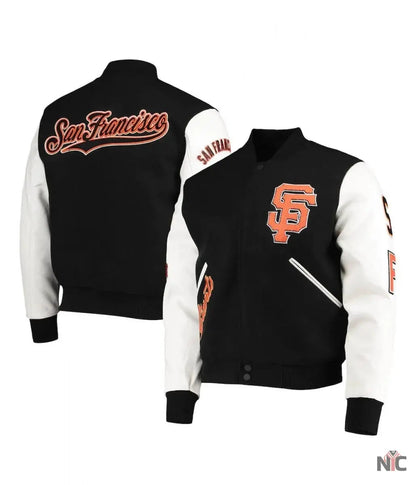 San Francisco Giants Letterman Full-Zip Jacket