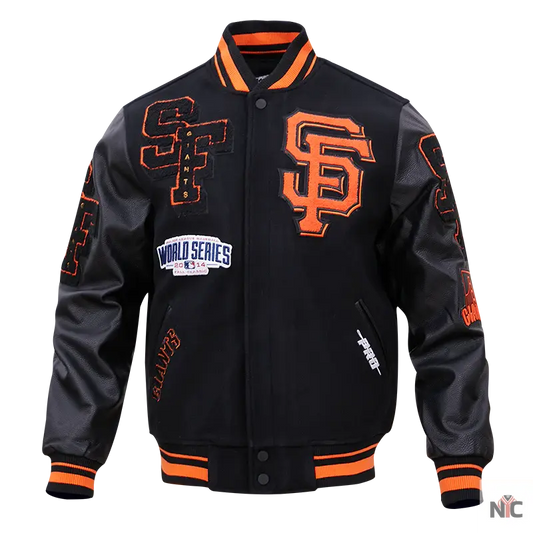 San Francisco Giants Mash Up Logo Varsity Jacket