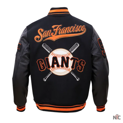 San Francisco Giants Mash Up Logo Varsity Jacket