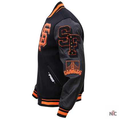 San Francisco Giants Mash Up Logo Varsity Jacket