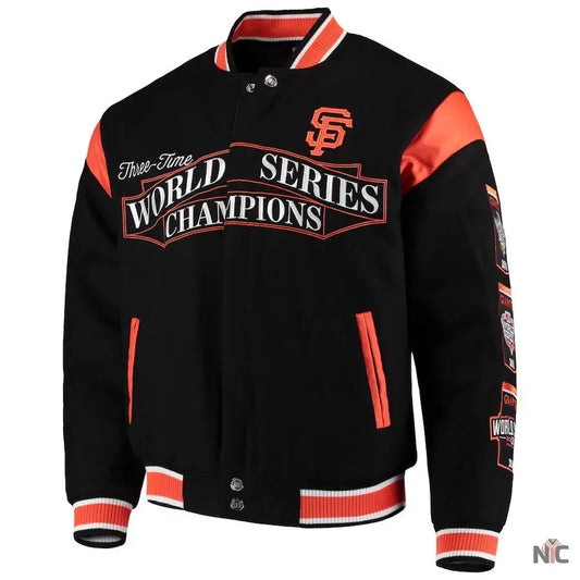 San Francisco Giants World Series Champions Full-Snap Jacket