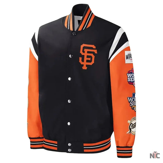 San Francisco Title Holder Varsity Satin Jacket