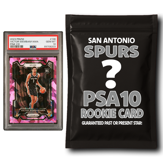 San Antonio Spurs PSA 10 Graded Rookie Card Mystery Pack