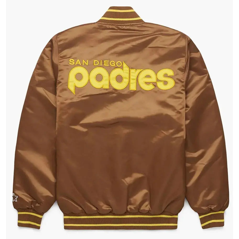 San Diego Padres Brown Bomber Jacket
