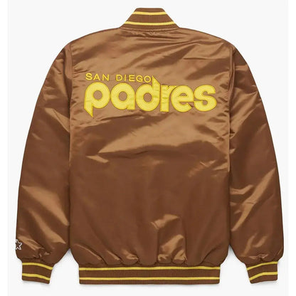 San Diego Padres Brown Bomber Jacket