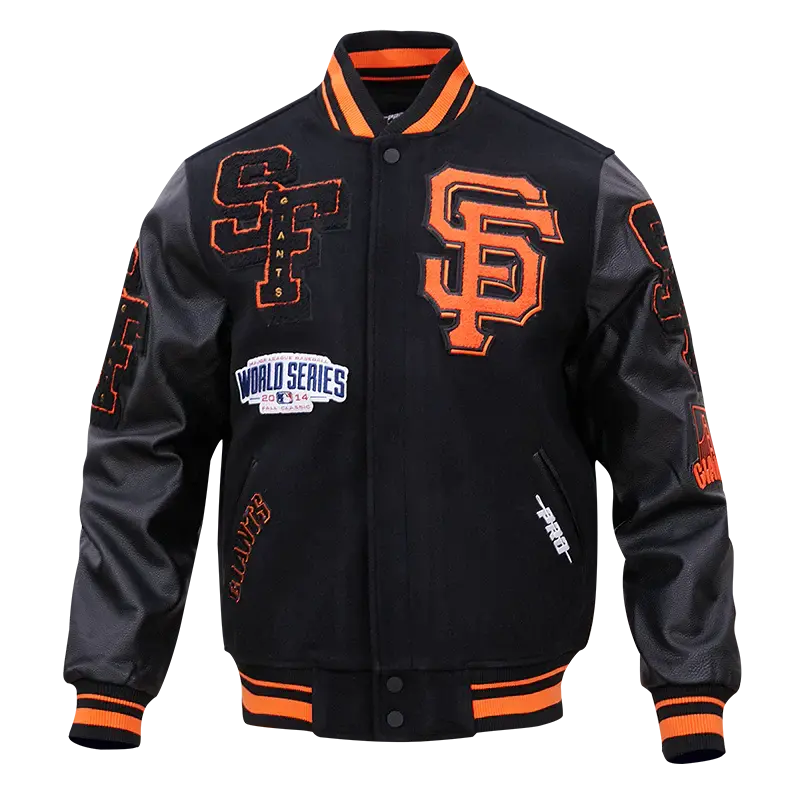 San Francisco Giants Mash Up Logo Varsity Jacket