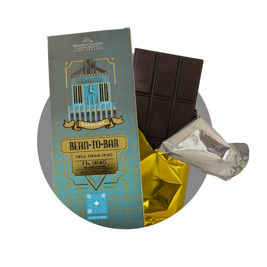 "Sapphire Label" -  74% Bean-To-Bar Chocolate